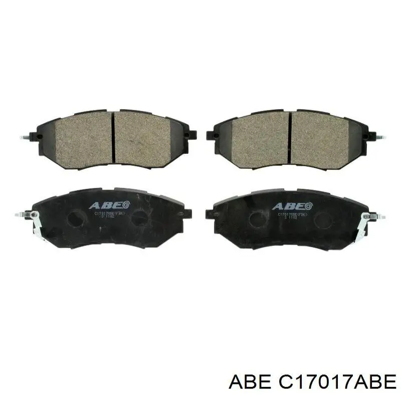 Compre C17017ABE ABE Sapatas do freio dianteiras de disco