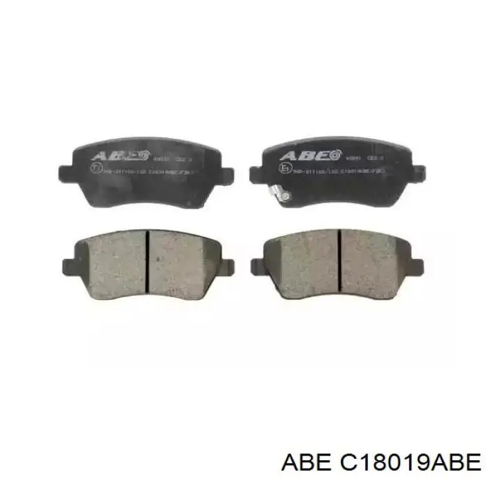 Compre C18019ABE ABE Sapatas do freio dianteiras de disco