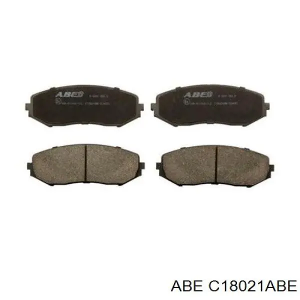 Compre C18021ABE ABE Sapatas do freio dianteiras de disco