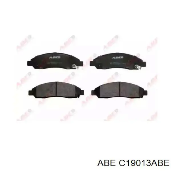 Compre C19013ABE ABE Sapatas do freio dianteiras de disco