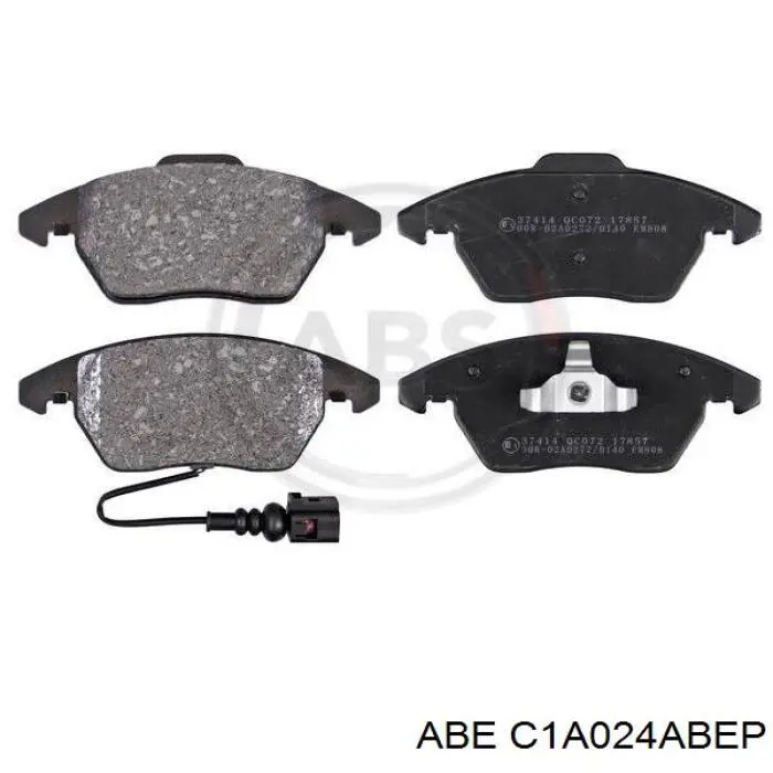 Sapatas do freio dianteiras de disco ABE C1A024ABEP preço, a partir de 29,50 USD