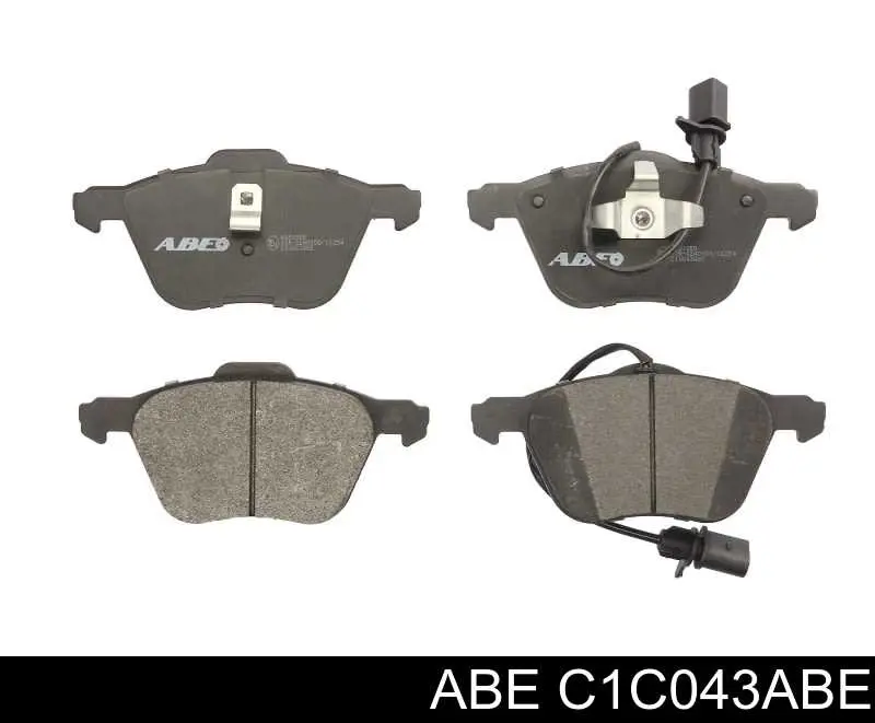 Compre C1C043ABE ABE Sapatas do freio dianteiras de disco