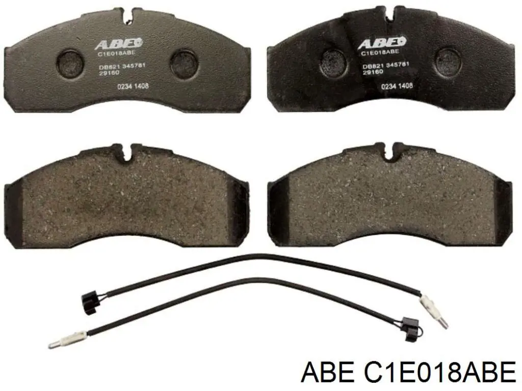 Compre C1E018ABE ABE Sapatas do freio dianteiras de disco