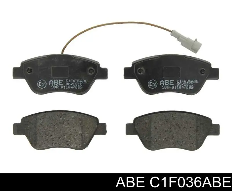 Compre C1F036ABE ABE Sapatas do freio dianteiras de disco