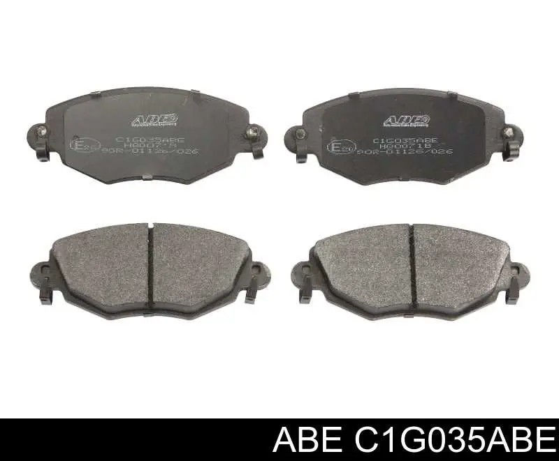 Compre C1G035ABE ABE Sapatas do freio dianteiras de disco