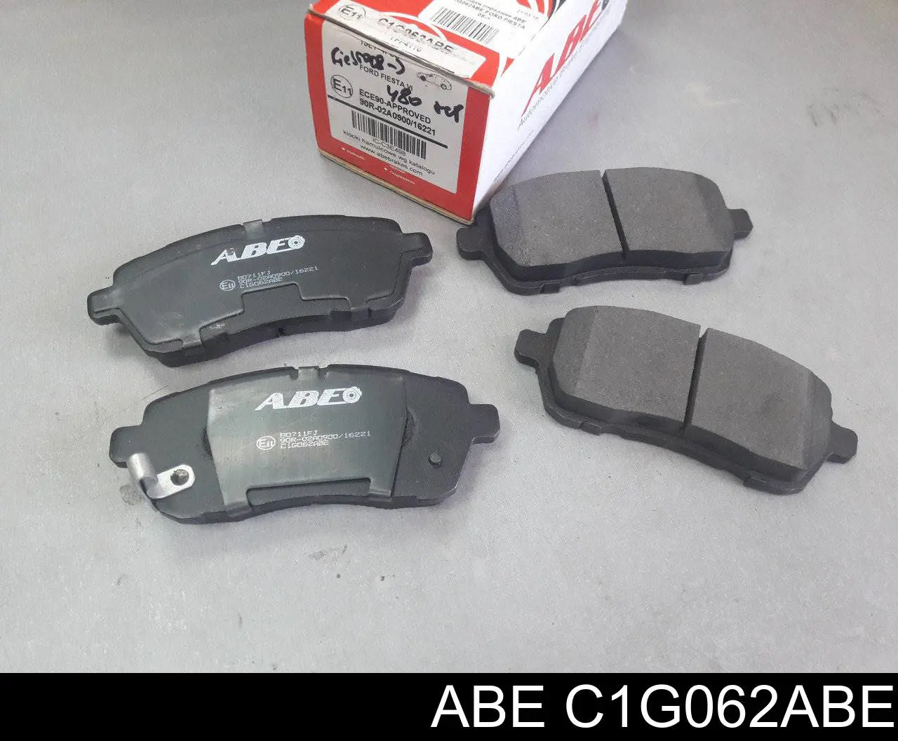 Compre C1G062ABE ABE Sapatas do freio dianteiras de disco