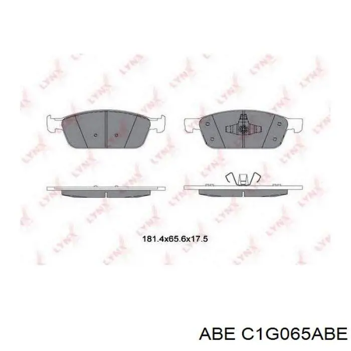 Sapatas do freio dianteiras de disco ABE C1G065ABE preço, a partir de 44,43 USD