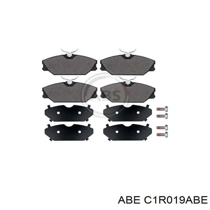 Compre C1R019ABE ABE Sapatas do freio dianteiras de disco