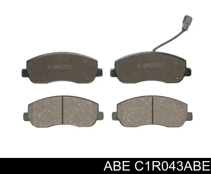 Compre C1R043ABE ABE Sapatas do freio dianteiras de disco