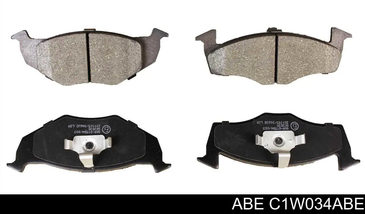 Compre C1W034ABE ABE Sapatas do freio dianteiras de disco