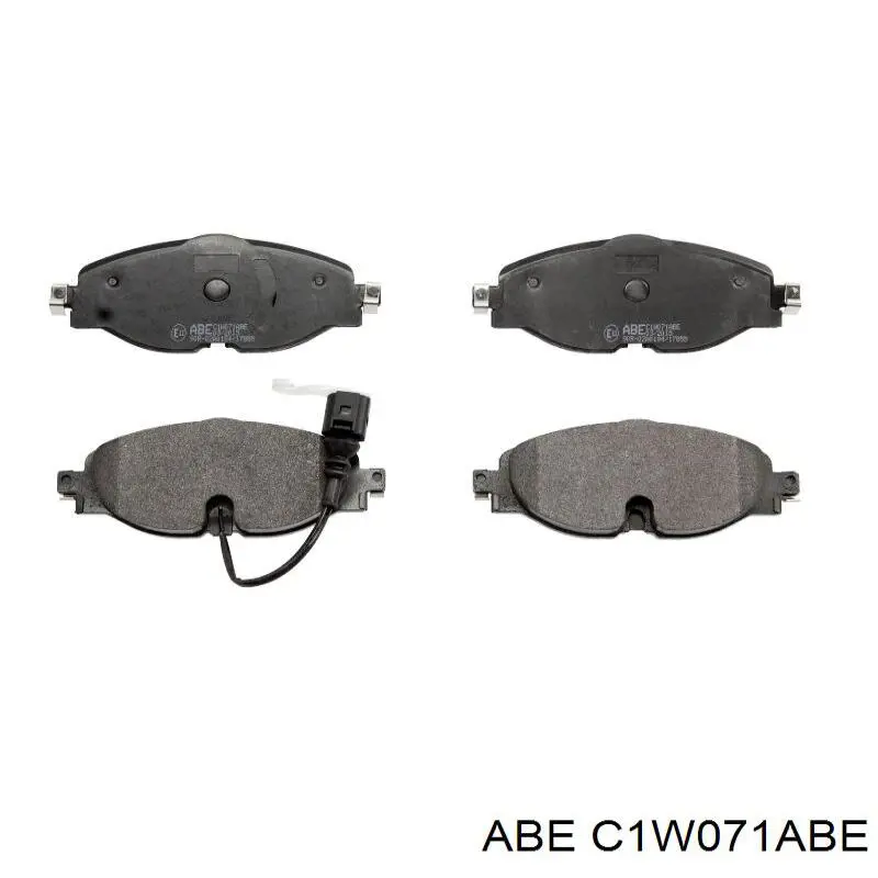 Sapatas do freio dianteiras de disco ABE C1W071ABE preço, a partir de 40,47 USD