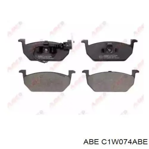Sapatas do freio dianteiras de disco ABE C1W074ABE preço, a partir de 41,17 USD