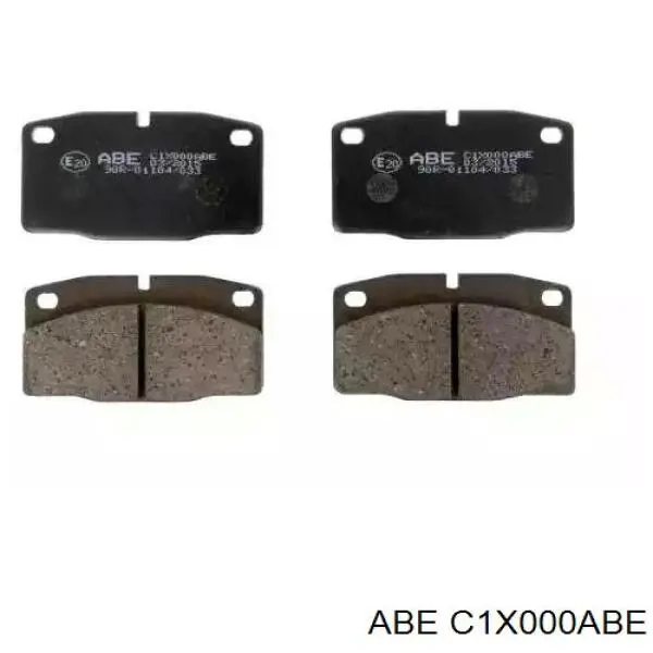 Compre C1X000ABE ABE Sapatas do freio dianteiras de disco