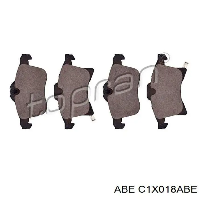 Compre C1X018ABE ABE Sapatas do freio dianteiras de disco