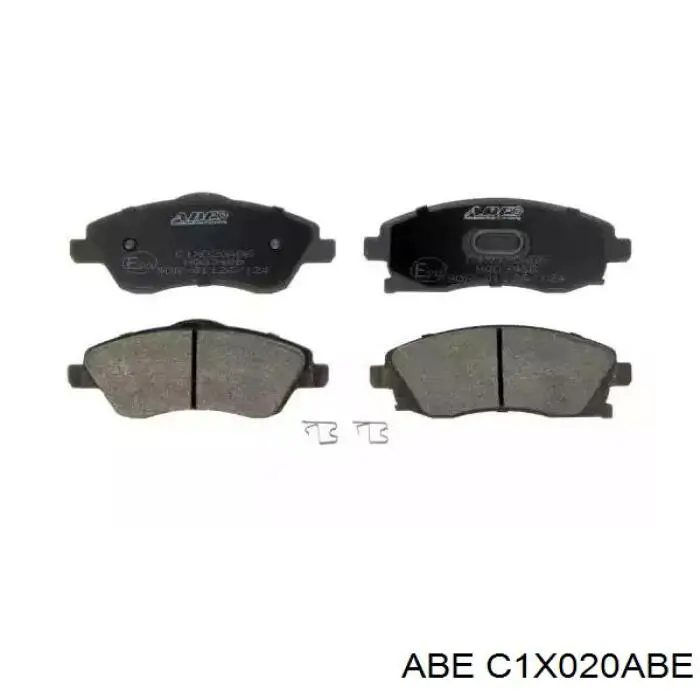 Sapatas do freio dianteiras de disco ABE C1X020ABE preço, a partir de 23,03 USD