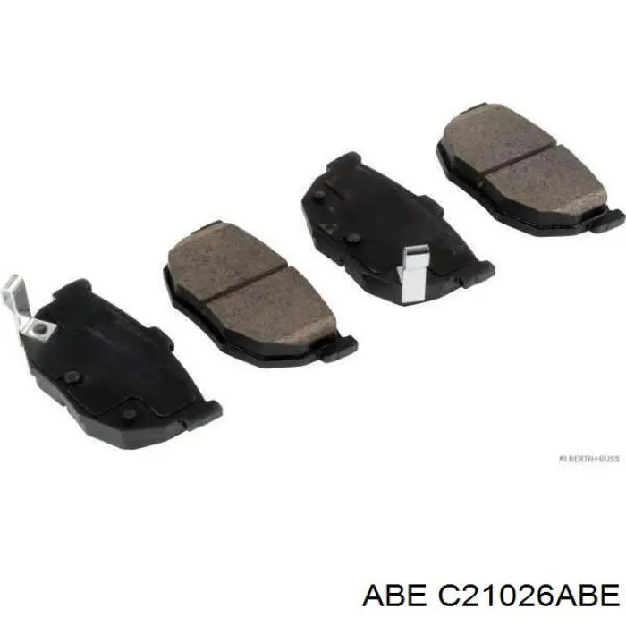 Compre C21026ABE ABE Sapatas do freio traseiras de disco