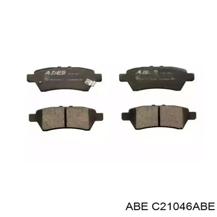 Sapatas do freio traseiras de disco ABE C21046ABE preço, a partir de 27,73 USD