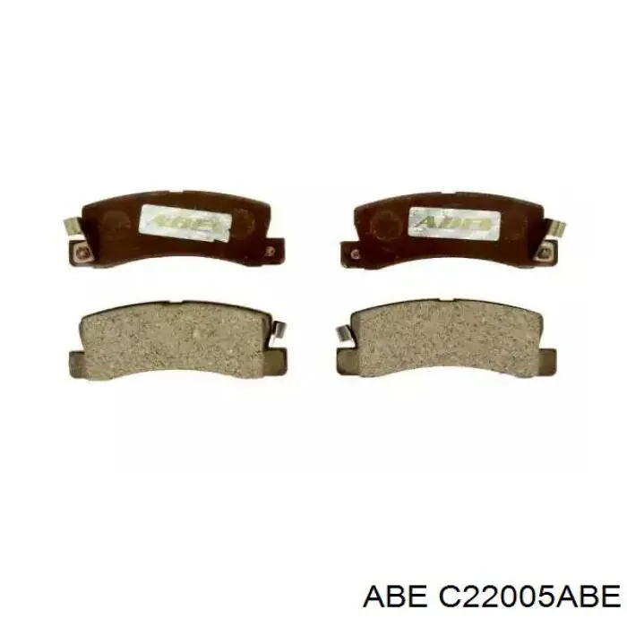 Compre C22005ABE ABE Sapatas do freio traseiras de disco