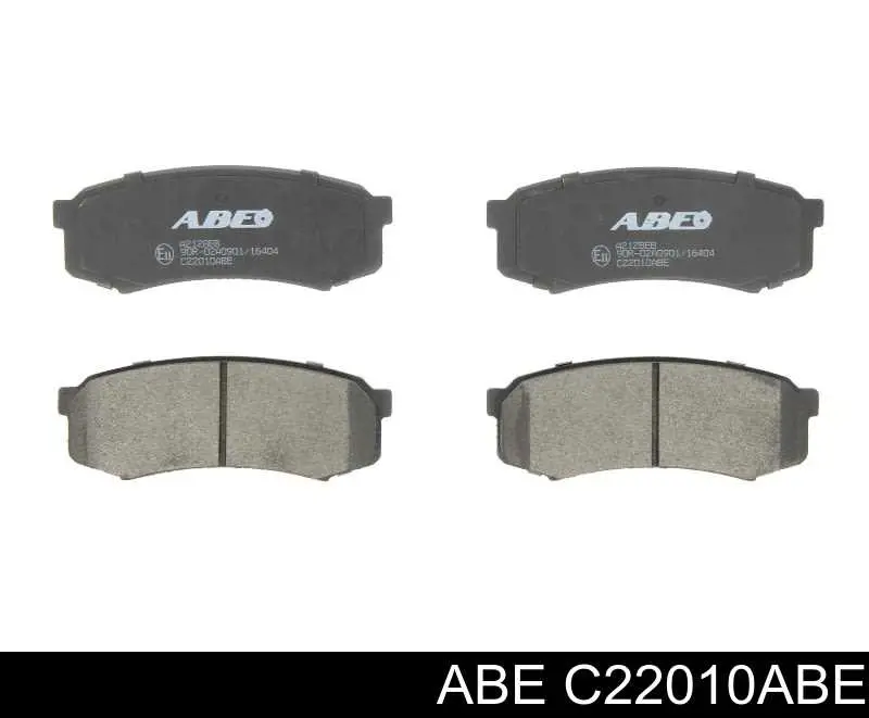 Compre C22010ABE ABE Sapatas do freio traseiras de disco