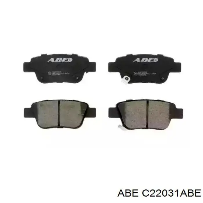 Compre C22031ABE ABE Sapatas do freio traseiras de disco