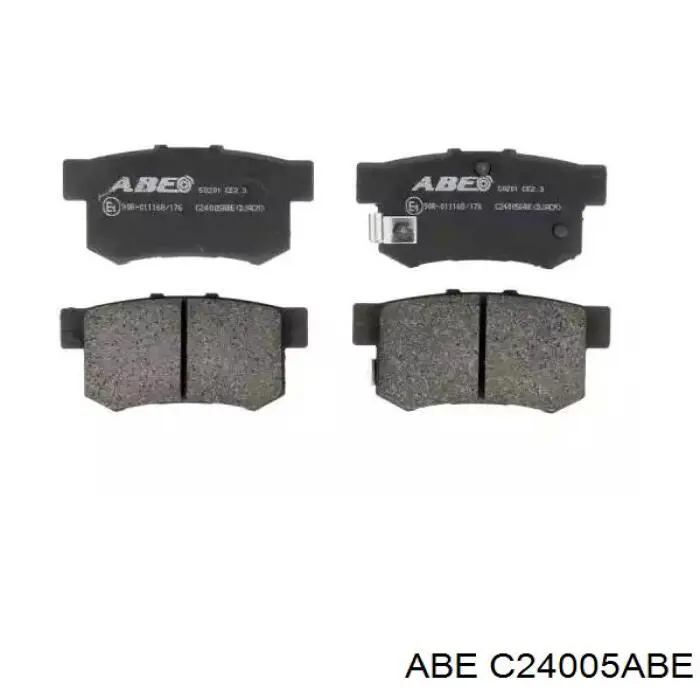 Compre C24005ABE ABE Sapatas do freio traseiras de disco