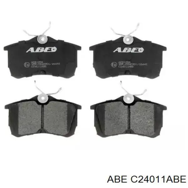 Compre C24011ABE ABE Sapatas do freio traseiras de disco