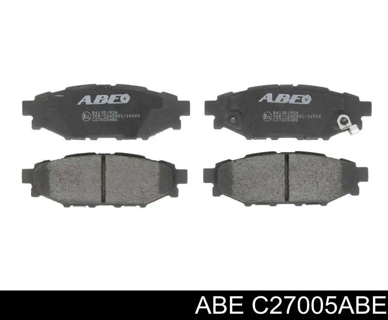 Sapatas do freio traseiras de disco ABE C27005ABE preço, a partir de 27,43 USD