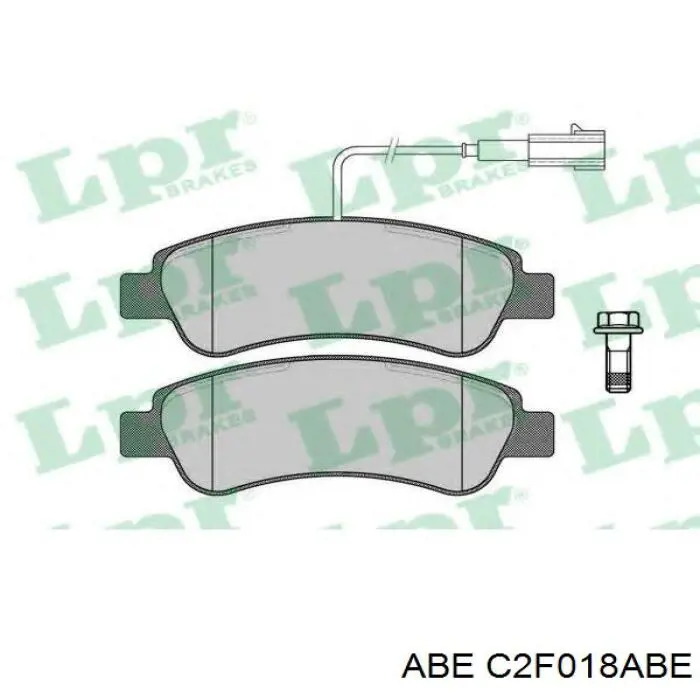 Compre C2F018ABE ABE Sapatas do freio traseiras de disco