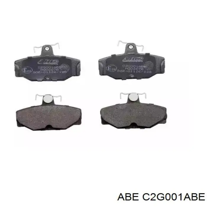 Sapatas do freio traseiras de disco ABE C2G001ABE preço, a partir de 22,39 USD