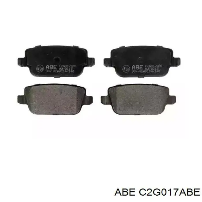 Sapatas do freio traseiras de disco ABE C2G017ABE preço, a partir de 22,25 USD