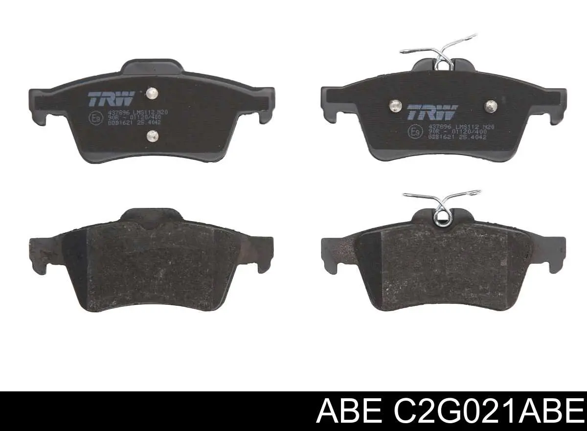 Compre C2G021ABE ABE Sapatas do freio traseiras de disco