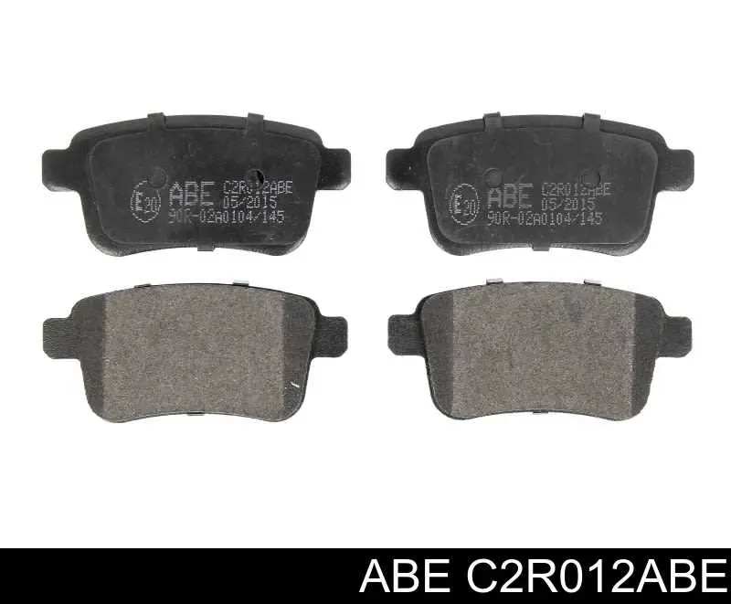 Compre C2R012ABE ABE Sapatas do freio traseiras de disco