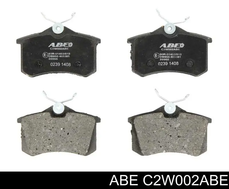 Compre C2W002ABE ABE Sapatas do freio traseiras de disco