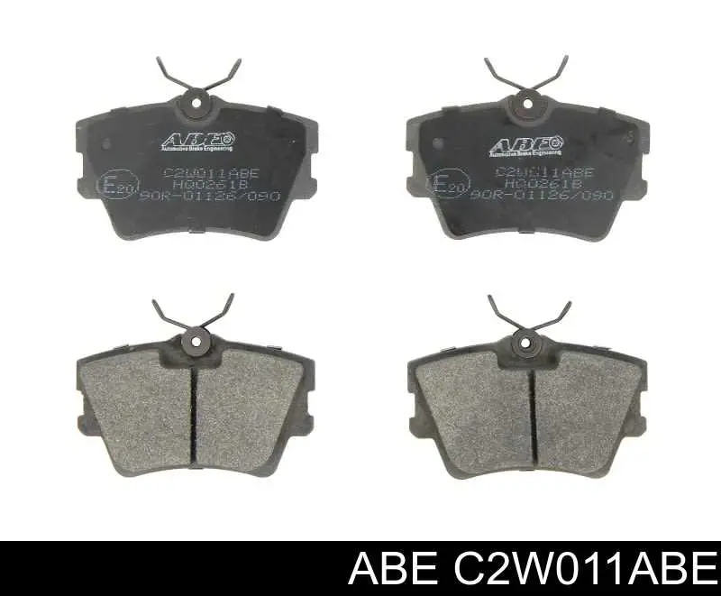 Compre C2W011ABE ABE Sapatas do freio traseiras de disco