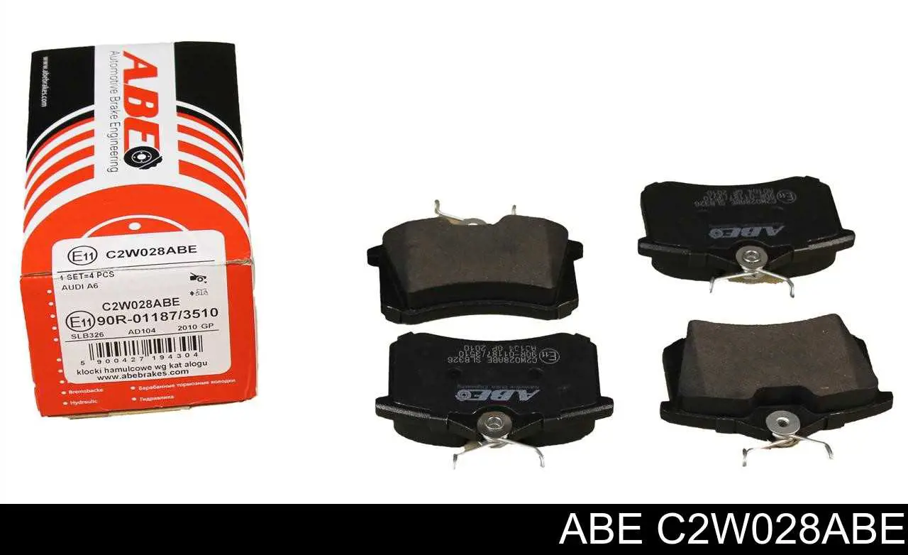 Compre C2W028ABE ABE Sapatas do freio traseiras de disco