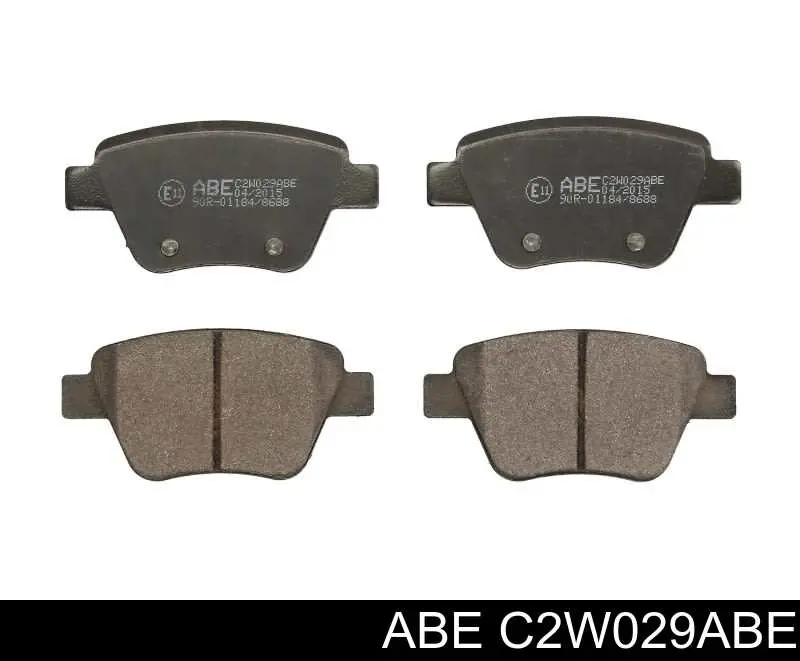 Compre C2W029ABE ABE Sapatas do freio traseiras de disco