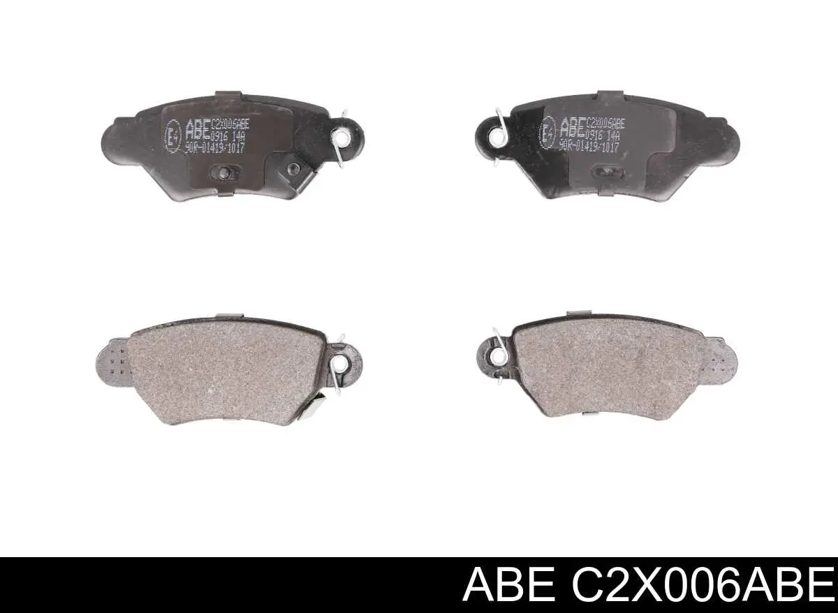 Compre C2X006ABE ABE Sapatas do freio traseiras de disco