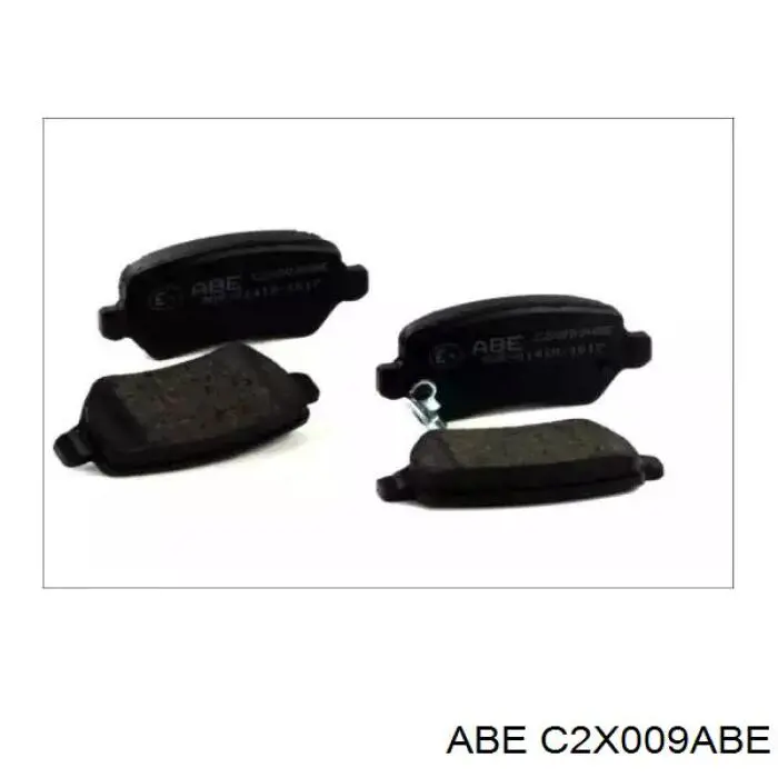 Sapatas do freio traseiras de disco ABE C2X009ABE preço, a partir de 21,36 USD