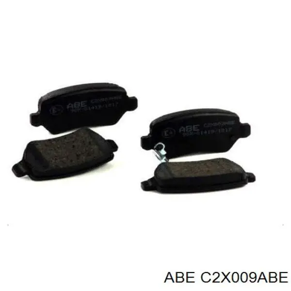 Compre C2X009ABE ABE Sapatas do freio traseiras de disco