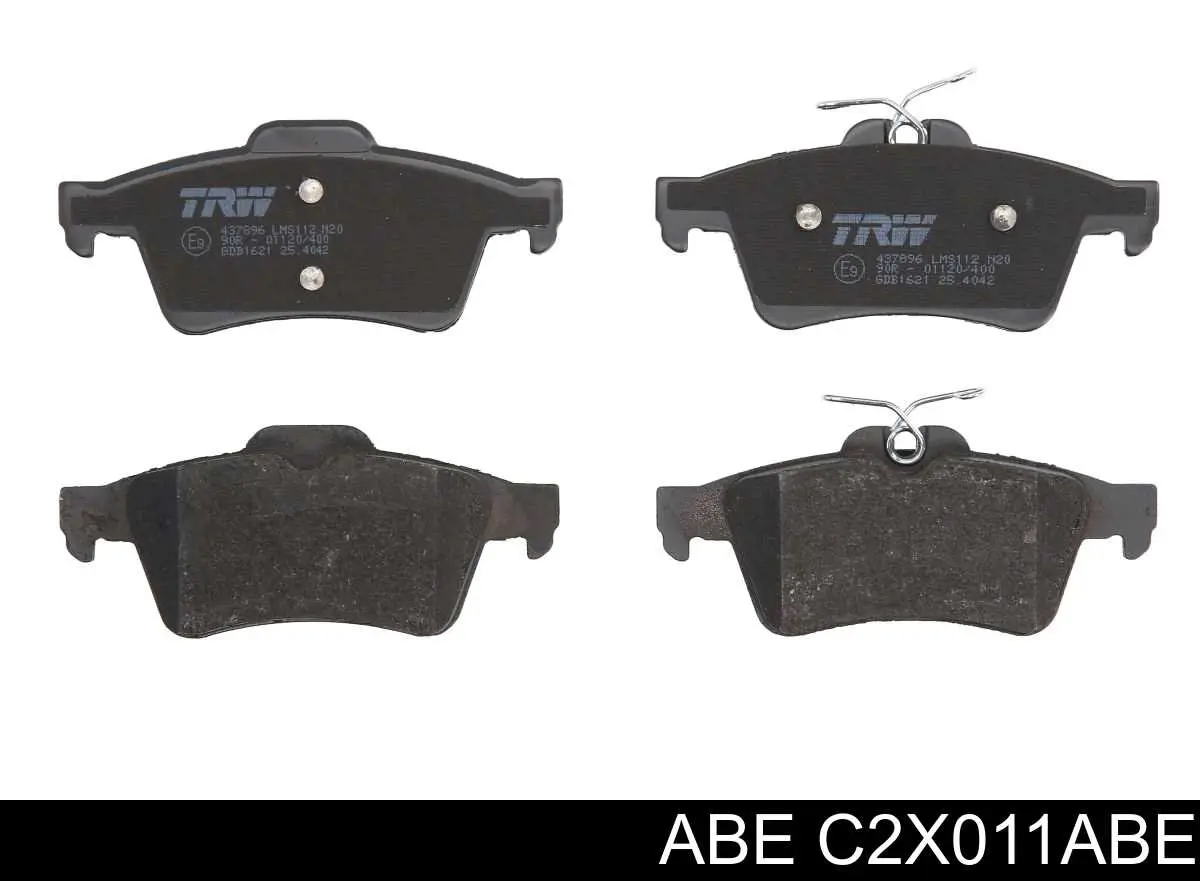 Compre C2X011ABE ABE Sapatas do freio traseiras de disco