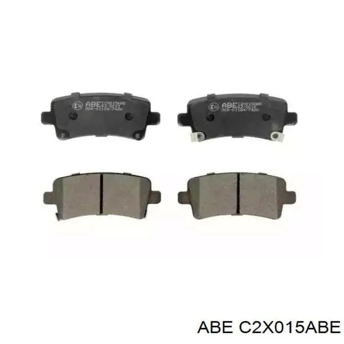 Compre C2X015ABE ABE Sapatas do freio traseiras de disco