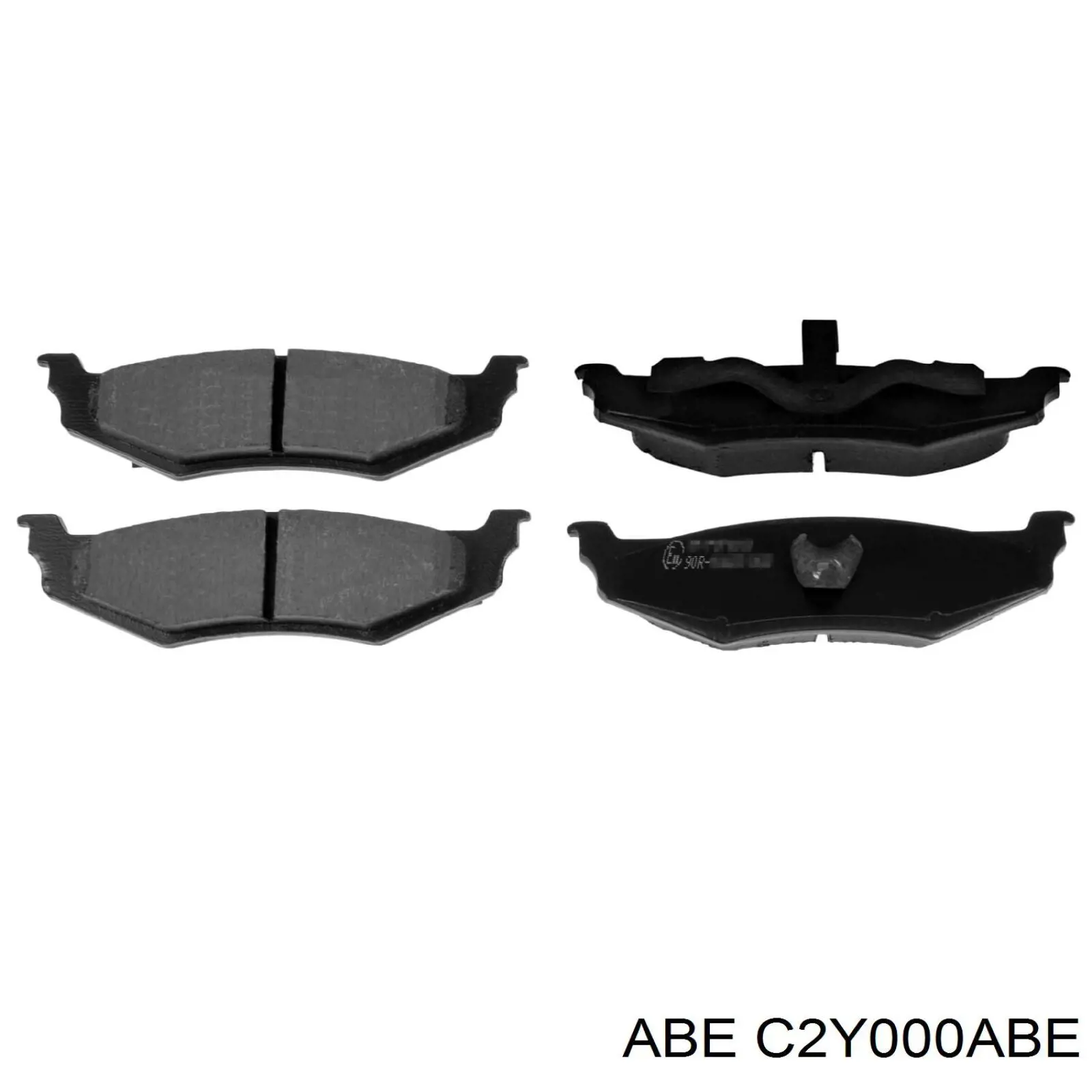 Compre C2Y000ABE ABE Sapatas do freio traseiras de disco