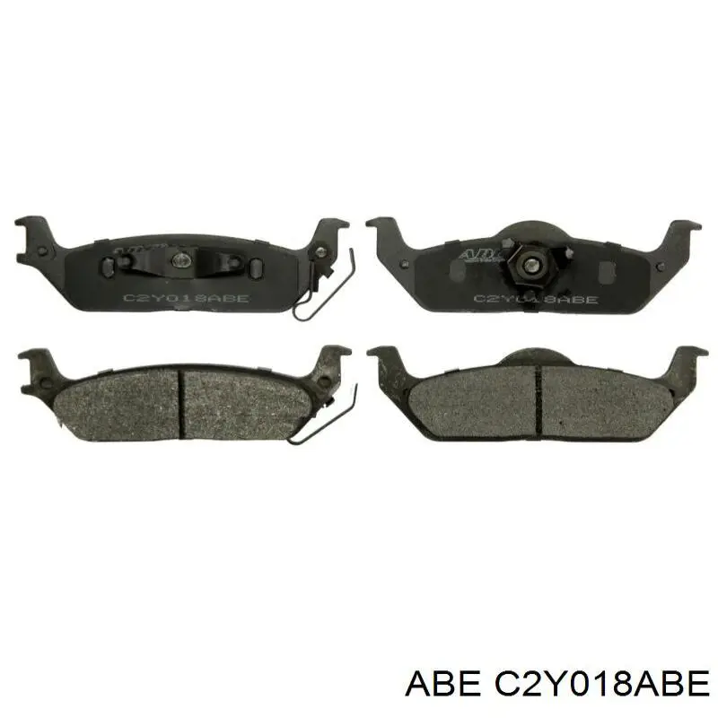 Compre C2Y018ABE ABE Sapatas do freio traseiras de disco