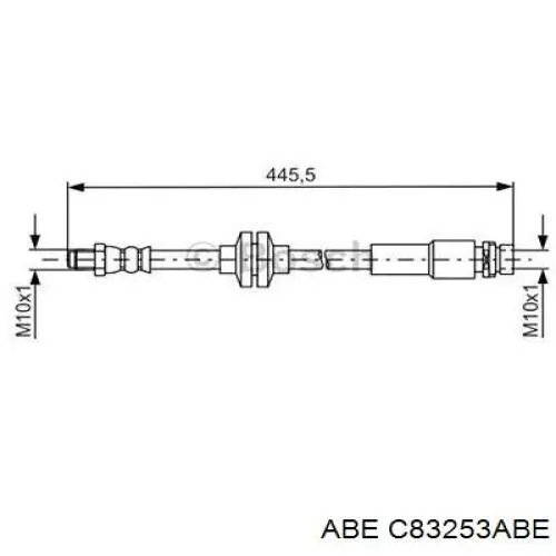 Mangueira do freio dianteira Ford 1741404 preço, a partir de 19,55 USD
