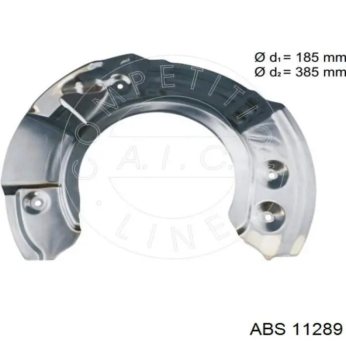 Proteção do freio de disco dianteiro esquerdo ABS 11289 preço, a partir de 32,72 USD