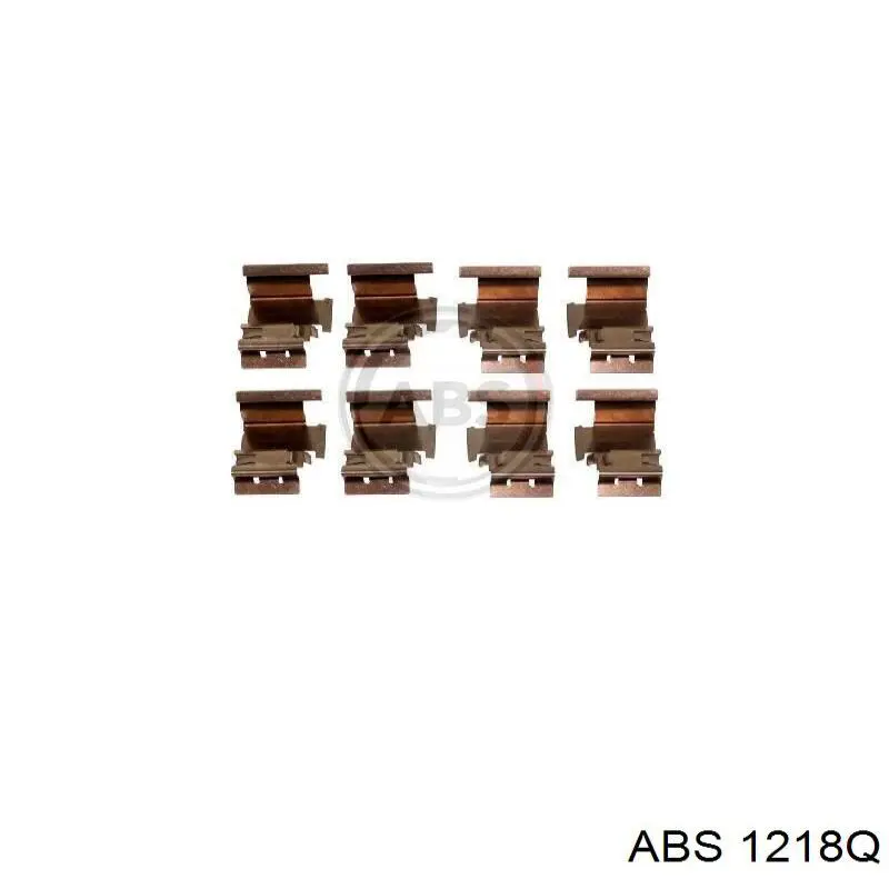 Kit de molas de fixação de sapatas de disco dianteiras ABS 1218Q preço, a partir de 6,95 USD