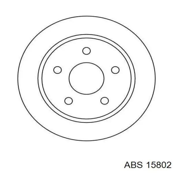 Compre 15802 ABS Disco do freio traseiro