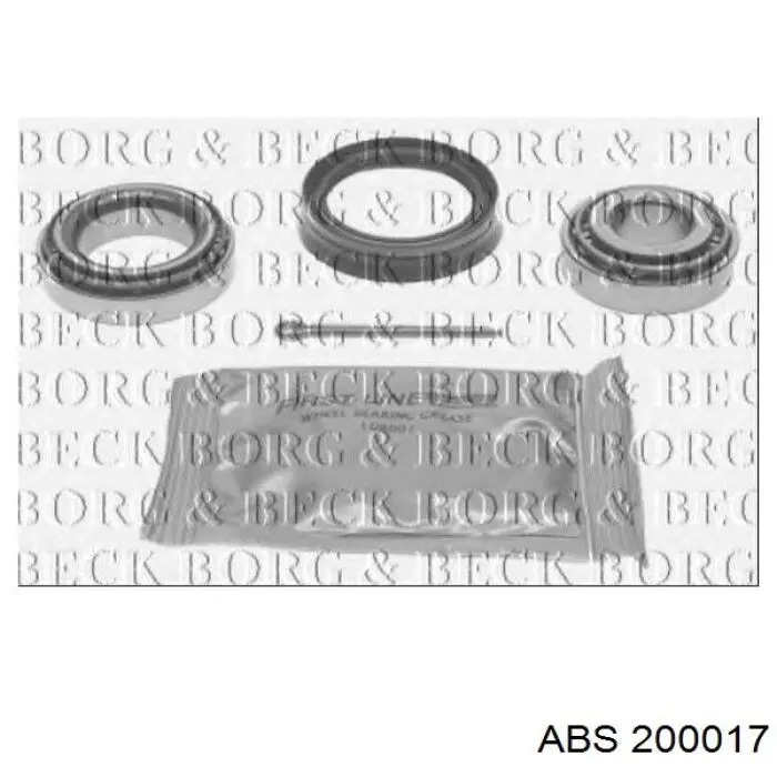 Compre 200017 ABS Rolamento de cubo traseiro