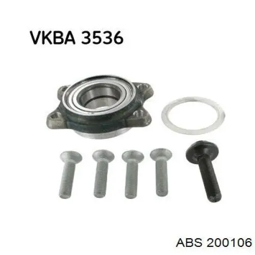Rolamento de cubo dianteiro/traseiro ABS 200106 preço, a partir de 48,84 USD