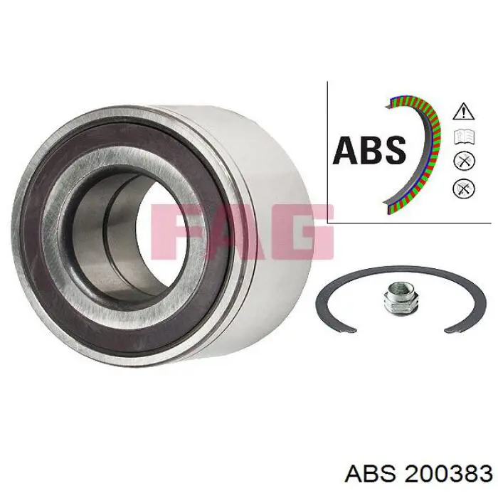 Compre 200383 ABS Rolamento de cubo dianteiro